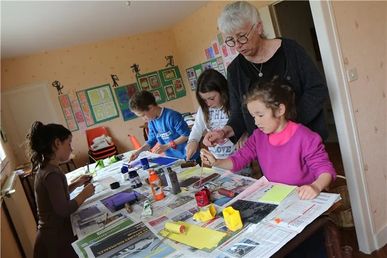 Atelier avec des enfants