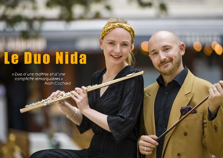 Le Duo Nida, flûte et violoncelle