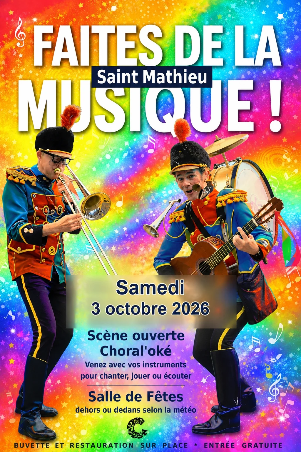 Affiche Faites de la musique à Saint-Mathieu